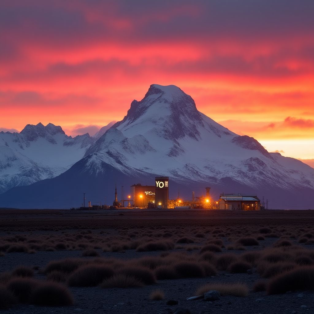 Estación YPF en la Patagonia